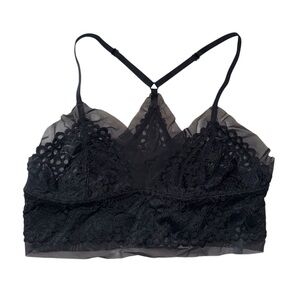 Aerie Black Lace Bralette Size S